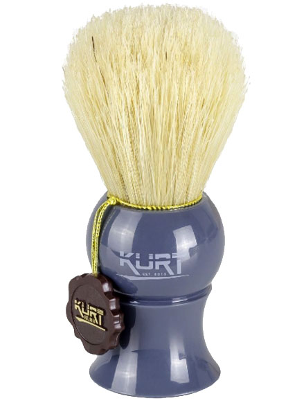 Помазок для бритья с ворсом кабана на пластиковой подставке, KURT К-60218