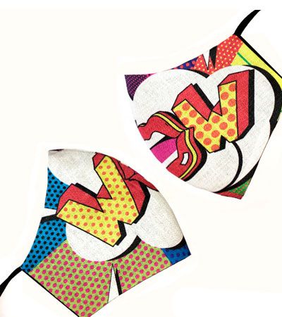 Защитная маска многоразовая "WoW" женская