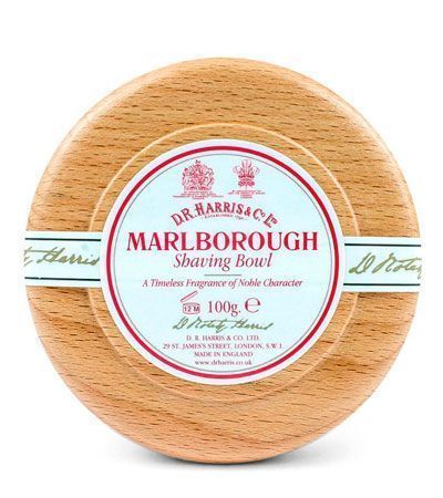 Твердое мыло для бритья в чаше из бука D. R. Harris, Marlborough, 100 гр