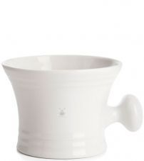 Чаша для бритья MUEHLE, белый фарфор, с ручкой
