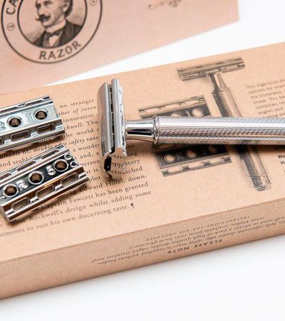T-образный станок хром Captain Fawcett Fully Adjustable Double Edged Razor