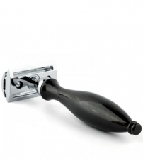 Т-образная для двусторонних лезвий, KURT ручка из натурального рога, K2004