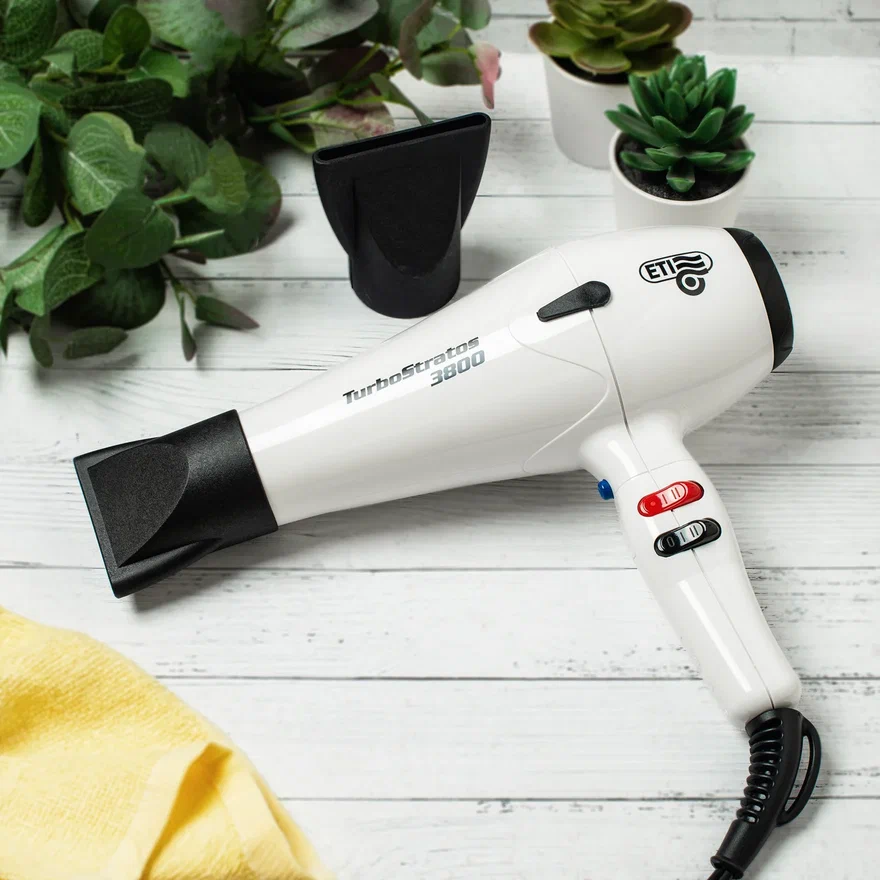 Профессиональный фен ETI Turbo Stratos 3800 Белый