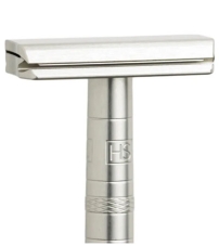 Т-образная бритва Henson Shaving AL13, серебристая, Medium