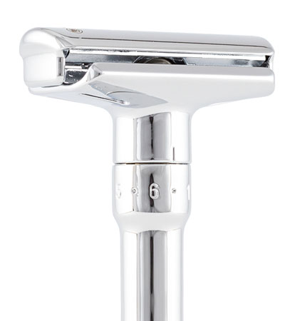 Станок Т- образный для бритья MERKUR FUTUR-701С хромированный, с регулировкой угла наклона лезвия