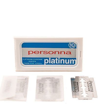 Лезвия для безопасной бритвы Personna Platinum -10шт.