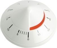 Таймер DEWAL, механический, конус, белый d 9,3см