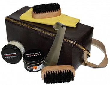 Набор в тёмном кожаном футляре TARRAGO