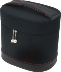 Сумка для парикмахерских инструментов DEWAL, полимерный материал, черно-красная,27х20х27,5см.