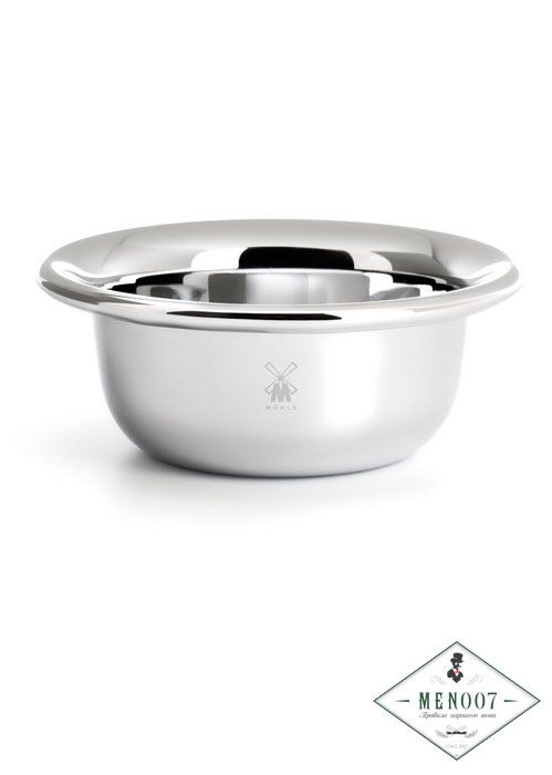 Чаша для бритья MUEHLE, сталь, хром