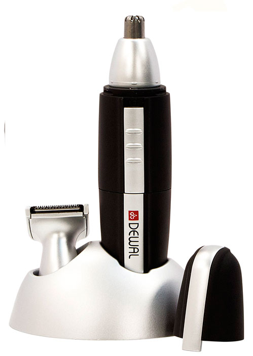 Триммер для стрижки в носу и ушах, DEWAL 03-505, 2 ножевых блока