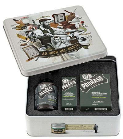 Подарочный набор для бороды Proraso Beard Kit Cypress & Vetyver