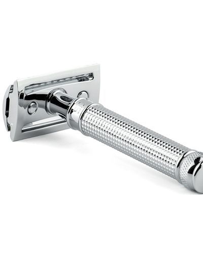 T-образный станок для бритья Edwin Jagger Edwin Jagger DE3D14BL Laser Diamond хром эффект алмаза