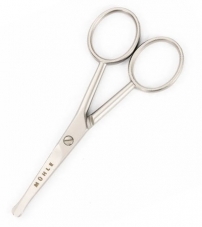 Ножницы для волос на лице MUEHLE BEARD CARE, сталь, матовый серебристый