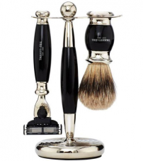 Бритвенный набор Truefitt & Hill Edwardian Mach3 эбонит 3 предмета
