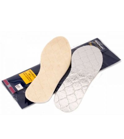 Стельки SAPHIR Semelle Insolle Thermique 100% Laine Aluminium.