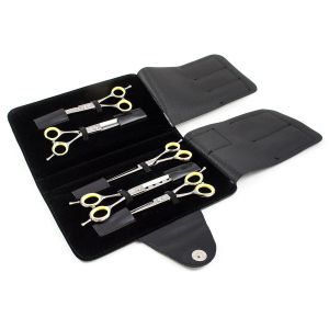 Чехол для инструментов - парикмахерских ножниц(11 предметный) черный