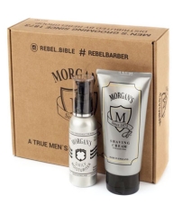 Подарочный набор крем для бритья + крем после бритья Morgan's