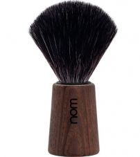 Помазок для бритья NOM, THEO черная фибра, темный ясень