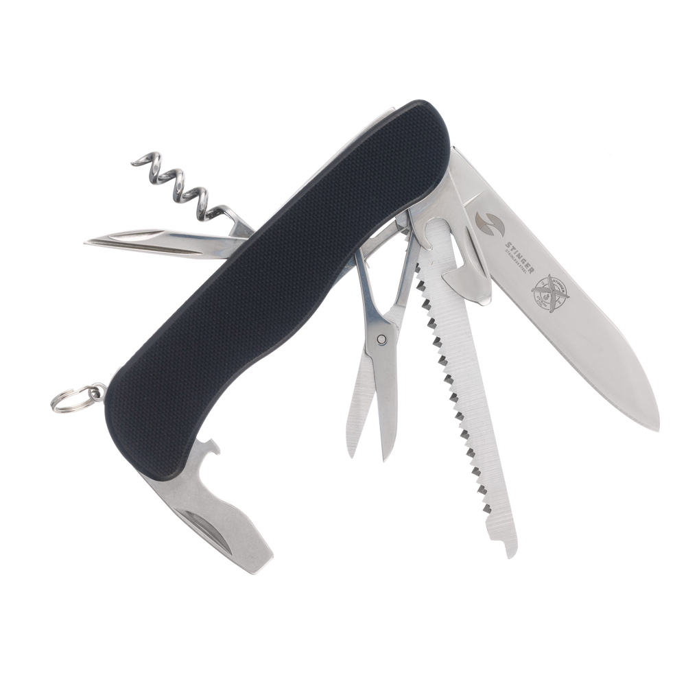 Нож перочинный STINGER FK-K9007G10-BLACK