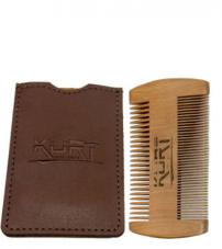 Гребень из дерева для волос бороды KURT K_50040