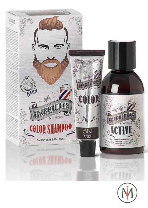 Русый шампунь для окрашивания Beardburys (Lt.Brown) -75мл