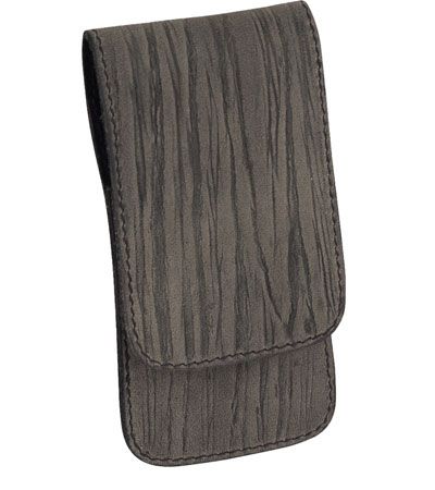 Маникюрный набор Erbe, 3пр. Футляр: натур.кожа, цвет серое дерево