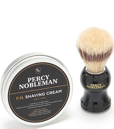 Набор подарочный для традиционного бритья Percy Nobleman (Ворс Кабана)