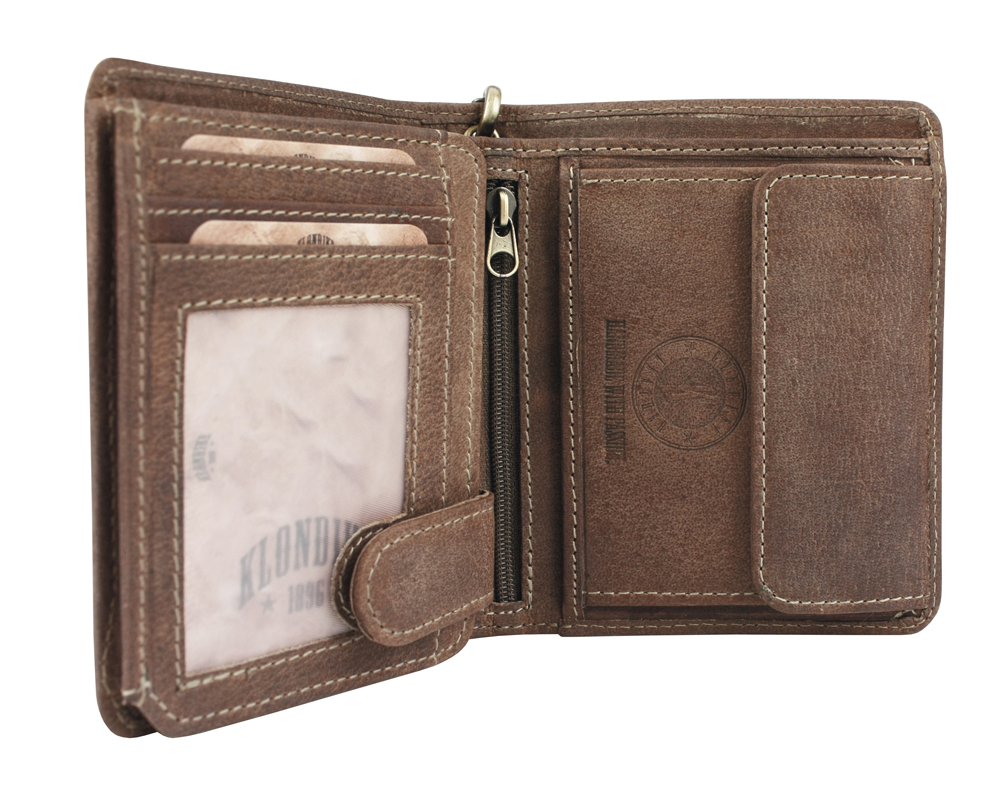 Бумажник с металлической цепочкой «Wayne Bike» KLONDIKE 1896 KD1022-02