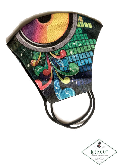 Защитная маска многоразовая "Диско" женская