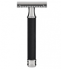 Т-образная бритва MUEHLE TRADITIONAL, черный хром, сlosed comb