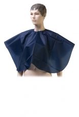 Пелерина для окрашивания DEWAL, нейлон, синяя 88х82см ,на крючках