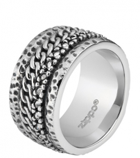 Кольцо с цепочным орнаментом (21 мм) ZIPPO