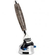 Бритва MUEHLE EDITION, Fusion, мореный дуб, стерлинговое серебро