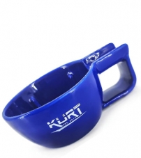 Керамическая чаша для бритья "Цветок", KURT СИНЯЯ, арт. K_40011