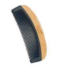 Гребень для бороды из зеленого и черного сандала. KURT К-50045