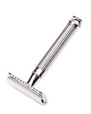 T-образный станок для бритья Edwin Jagger Edwin Jagger DE3D14BL Laser Diamond хром эффект алмаза