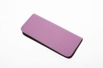 Чехол для 2-х ножниц DEWAL, полимерный материал ,сиреневый с черным, 22х10х3 см