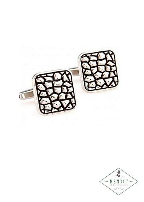 Запонки из стали "Рептилия" Spikes