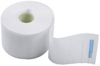 Воротнички бумажные с синей липучкой (100 шт)