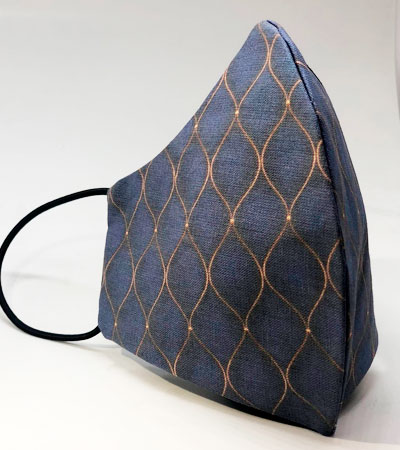 Маска защитная многоразовая "Морская волна" женская