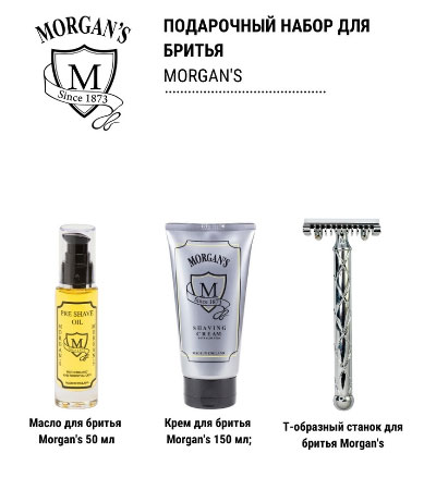 Подарочный набор для бритья Morgan's Shaving Gift Set