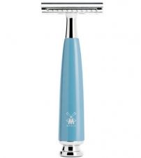 Т-образная бритва MUEHLE RYTMO, голубая смола