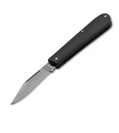 НОЖ BOKER 111943 BARLOW BURLAP MICARTA BLACK