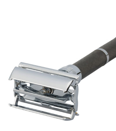 Станок для бритья Erbe, цвет хром, ручка черная 6491