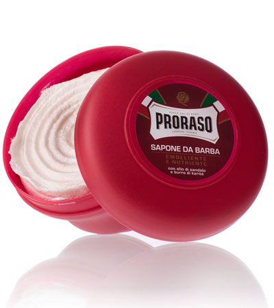 Мыло для бритья Proraso питательное с маслом сандала и маслом ши - 150мл.