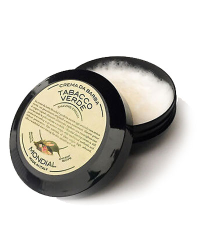 Крем для бритья Mondial "TABACCO VERDE" с ароматом зелёного табака, пластиковая чаша, 75 мл