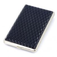 Портсигар черный с рисунком S.QUIRE 340023-82-2