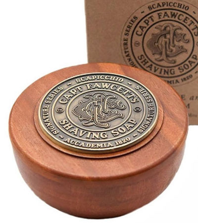 Мыло для бритья Сaptain Fawcett Scapicchio Fig, Olive & Bay Rum Shaving Soap -110 гр