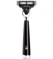 Бритва MUEHLE LISCIO, Mach3, черная смола